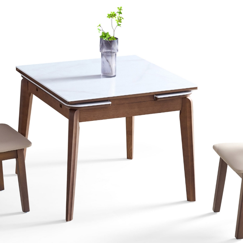 705木紋色伸縮桌